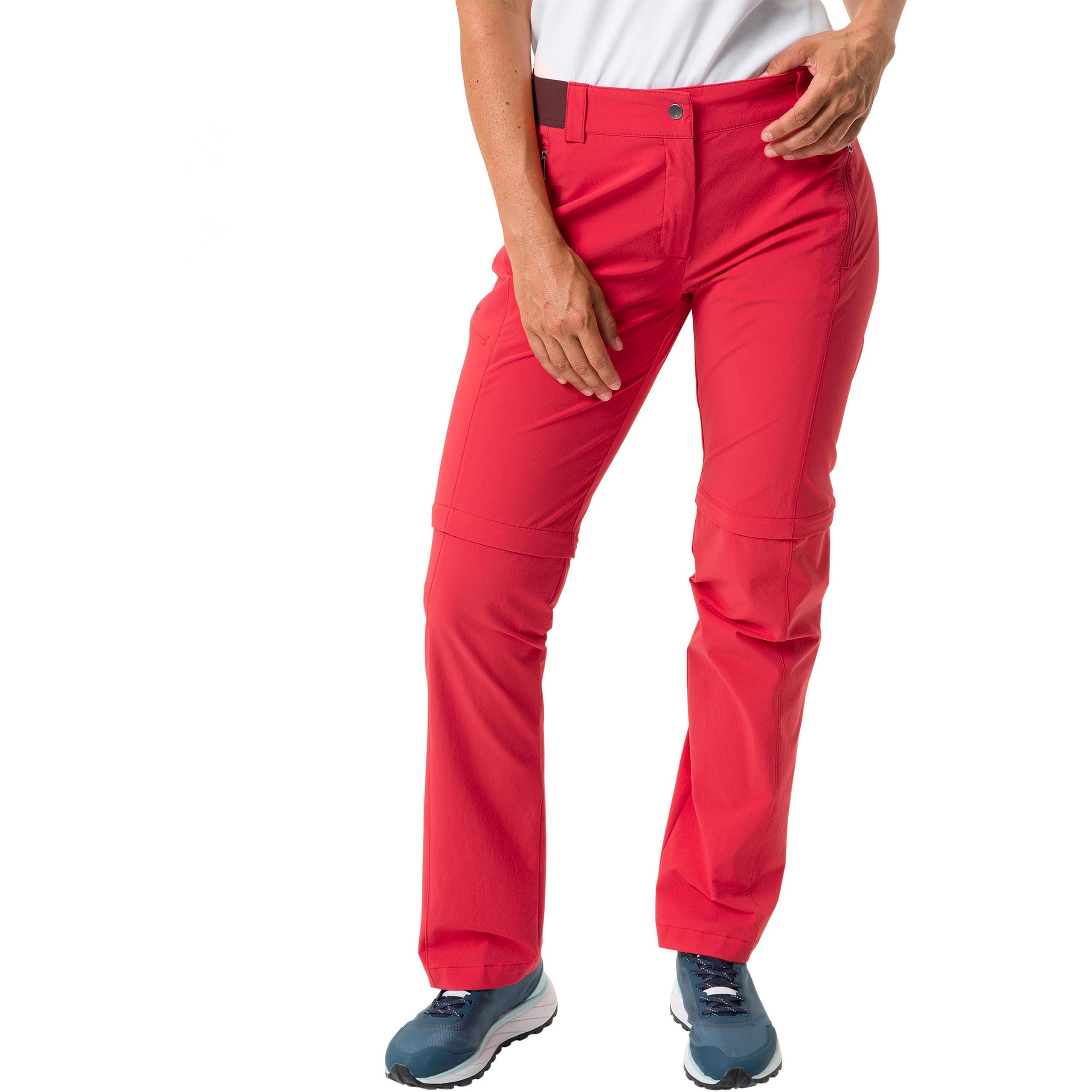 VAUDE Pantalon Farley Stretch Zo T-Zip II pour Femme, Flamme, 40 Kurz