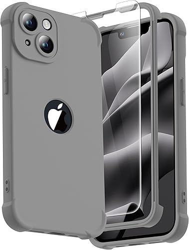 Miniatura 46 de ORETECH Funda para iPhone 13, con [2 protectores de pantalla] [prueba de caídas de grado militar de 15 pies] [protección de cámara] cuerpo completo
