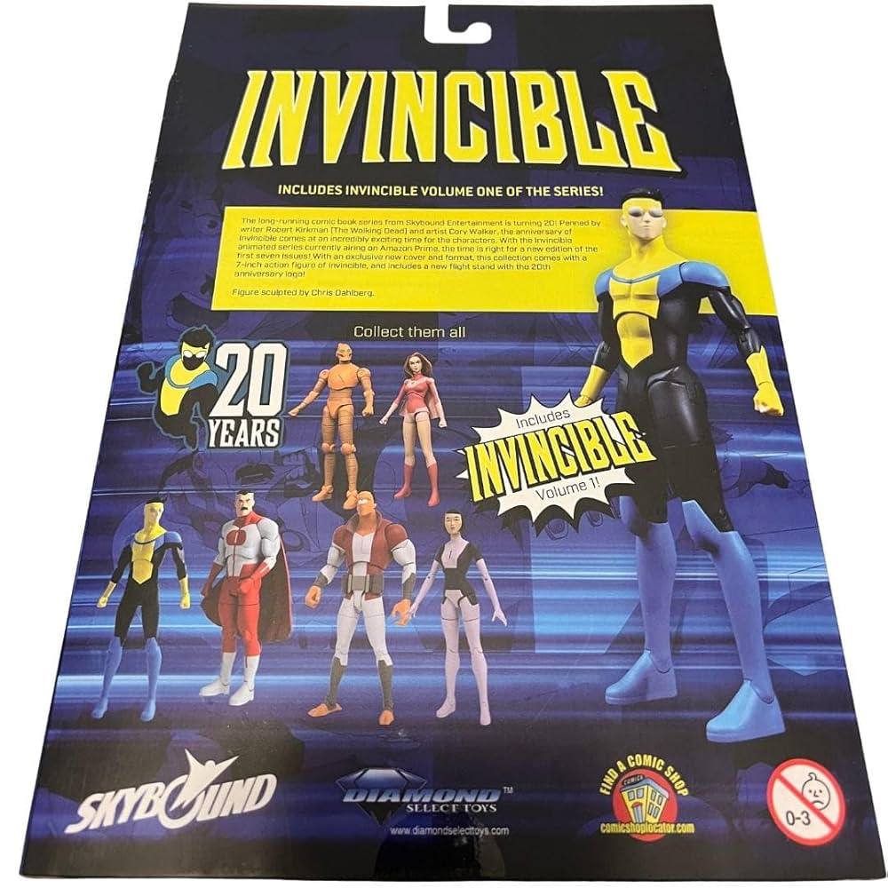 Invincible 20周年記念 Book & Figure Set 開封済み Amazon.com: Image Invincible & AF Set PX EXC: 9781534398115