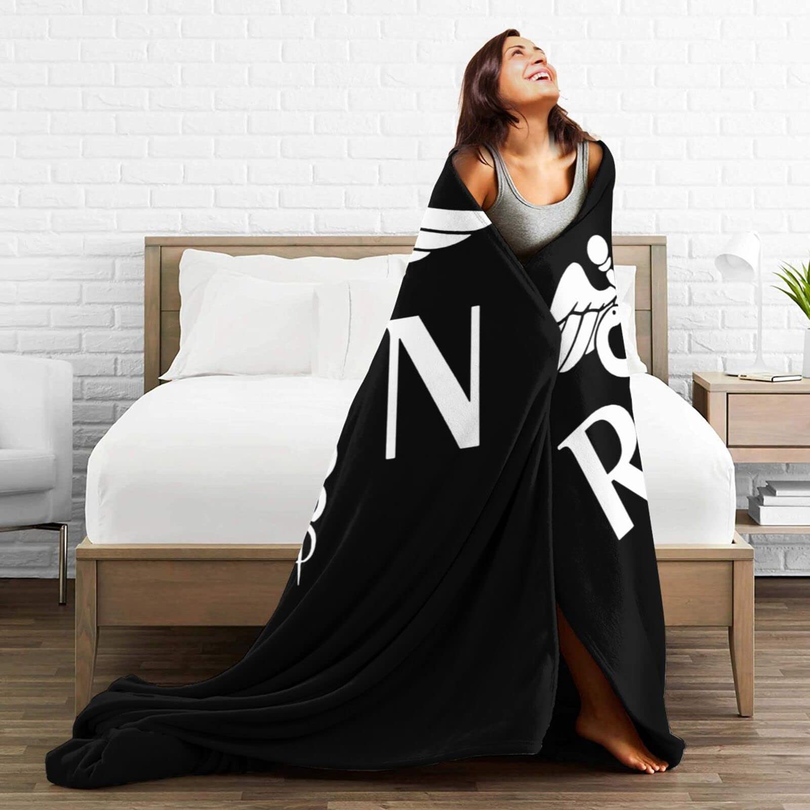Amazon.com: Rn Registered Nurse Fleece Blanket Super Soft and All