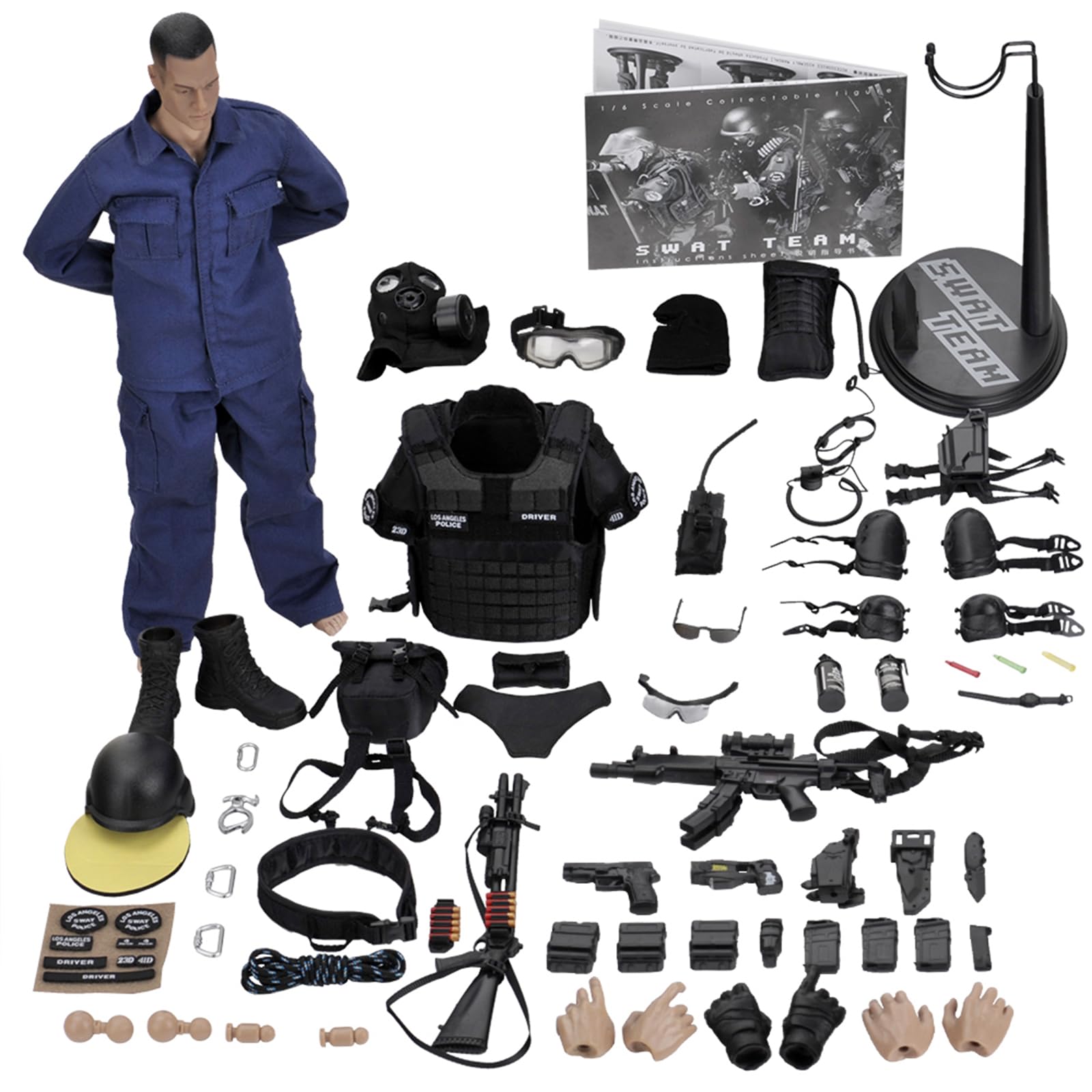 Amazon.com: Scakbyer 12 Inch Action Figures Military Set, 1/6