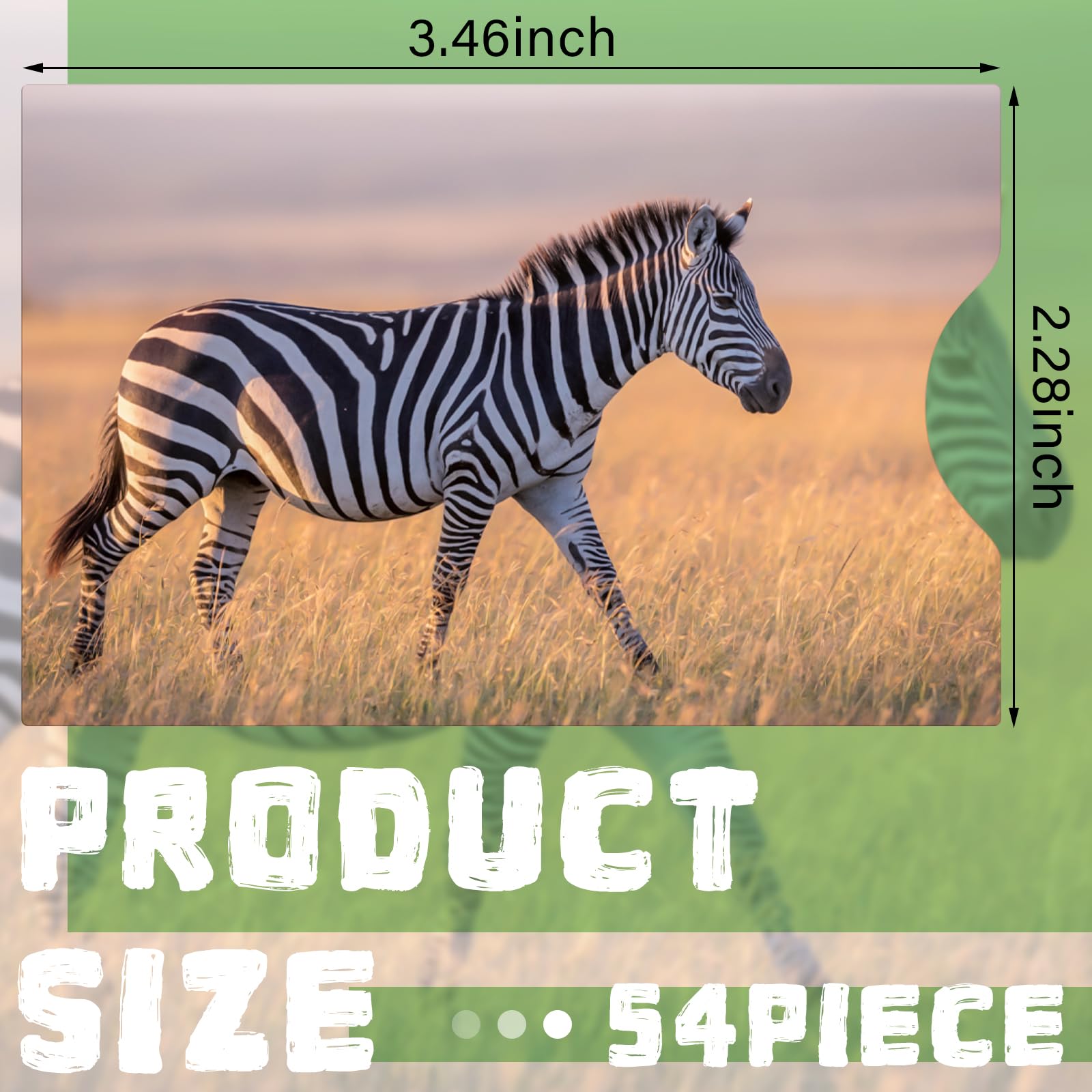 Estune 54 Pcs Rfid Blocking Sleeves, Credit Card Protectors, Anti Theft Holder, Credit Card Sleeves, Easy to Recognize (Animal)