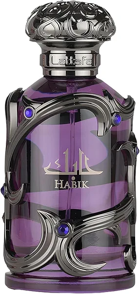 Lattafa Habik – Spicy, Aromatic, Woody, Musky – Eau de Parfum Spray Long-Lasting Fragrance for Men, 3.4 Ounce / 100 ml