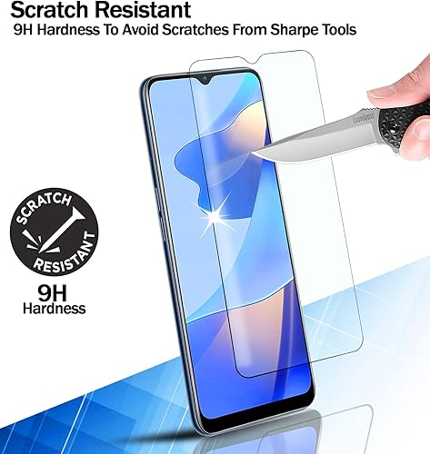 Miniatura 3 de RKINC Protector de pantalla [paquete de 4] para Motorola Moto G Play 2021, protector de pantalla de película de vidrio templado, 0.013 in [Garantía