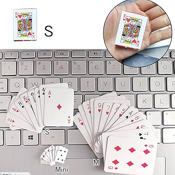 【新品・未使用品！！】ベルルッティ トランプ カードゲーム 小物 2つセット Amazon.co.jp: DY.2ten 54枚 ミニトランプ ミニチュア 3.2*4.2