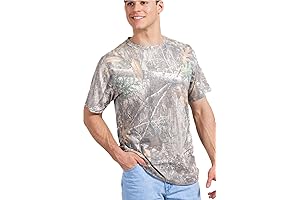 Faded Camo Jersey Knit Tri-Blend Ultra Soft Crew Neck Shirt - Limited Edition