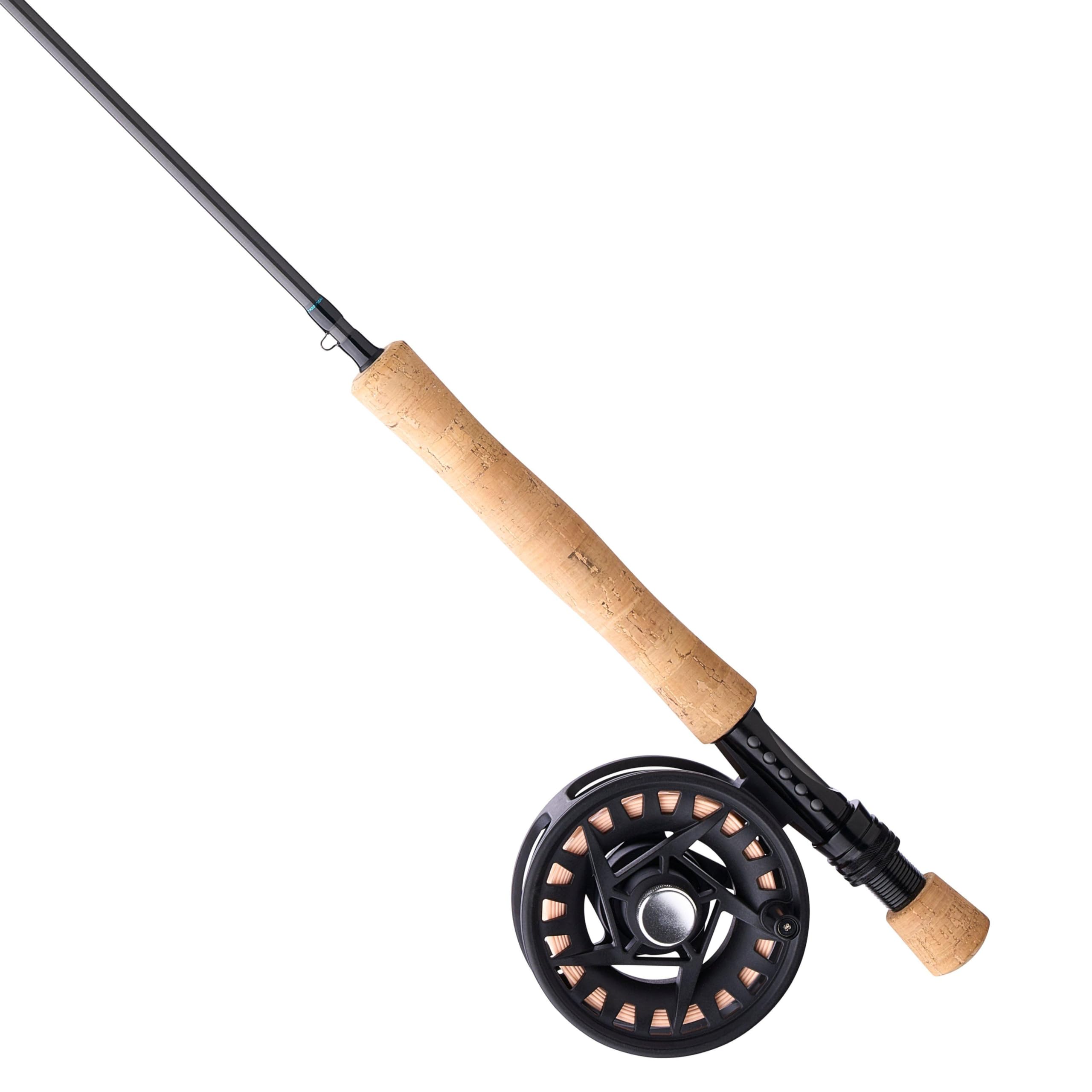 Shakespeare Cedar Canyon Elite Fly Reel and 9' Rod Combo, 4-Piece Graphite Blank Construction : Sports & Outdoors