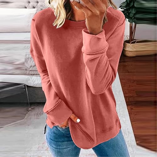 Miniatura 2 de Ollysqiar Camiseta de manga larga con cuello redondo de doble color para mujer talla L para invierno con cremallera pantalones deportivos