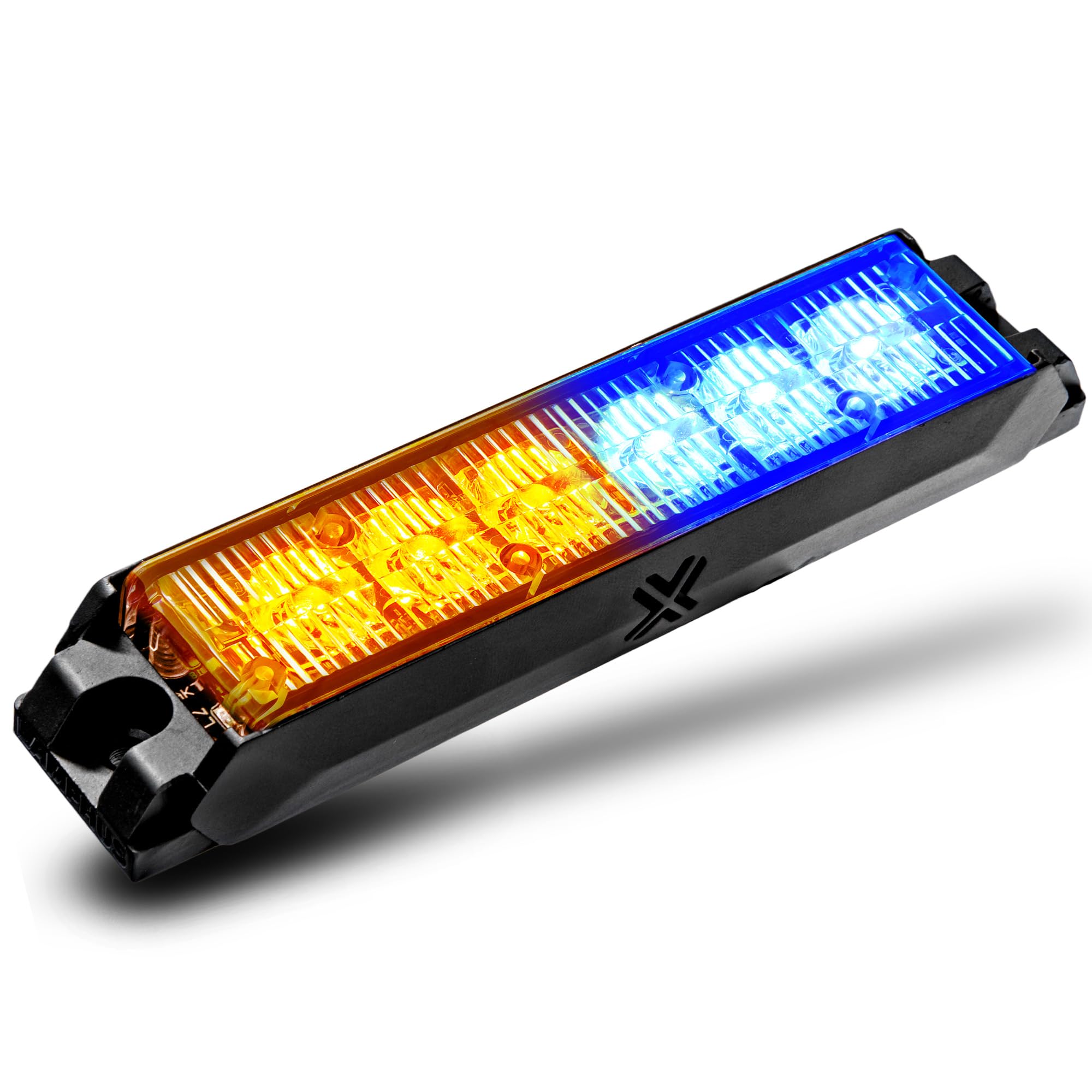 LAMPHUS NanoFlare 6W Amber Blue LED Police Grill Strobe Warning Light