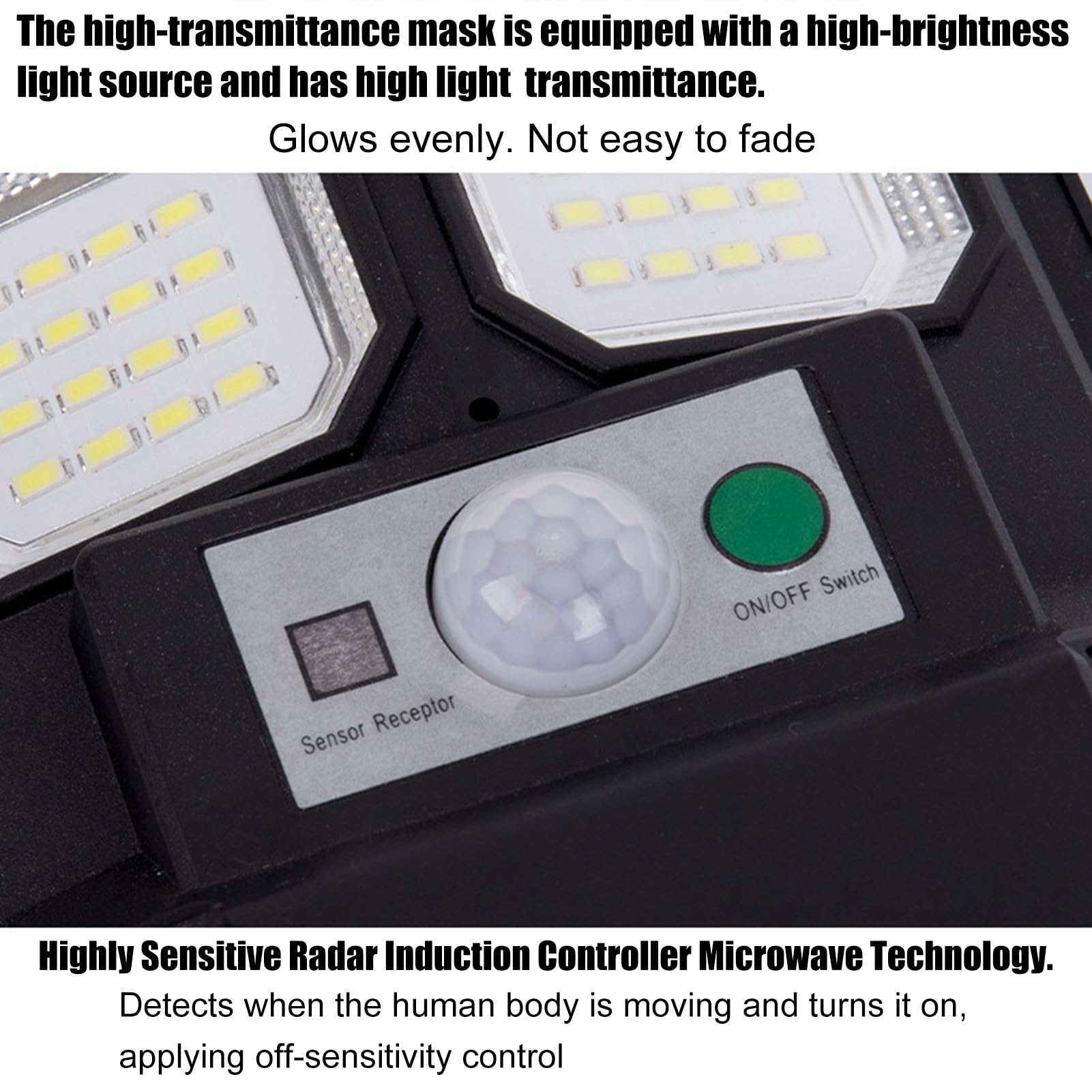 Stradali Da Esterno Illuminazione LED a Sensore di Movimento Solare