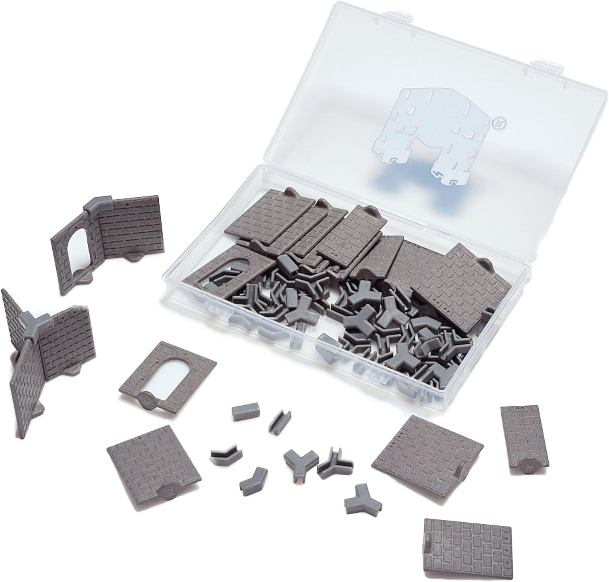 DCD Diagonal Adapters Expansion: Tabletop & RPG terrain game set for Dungeons & Dragons, Pathfinder, Castles & Crusades, 13th Age, Runequest, and More! Use with DCD Dungeon or Castle Sets (90+ Pieces)