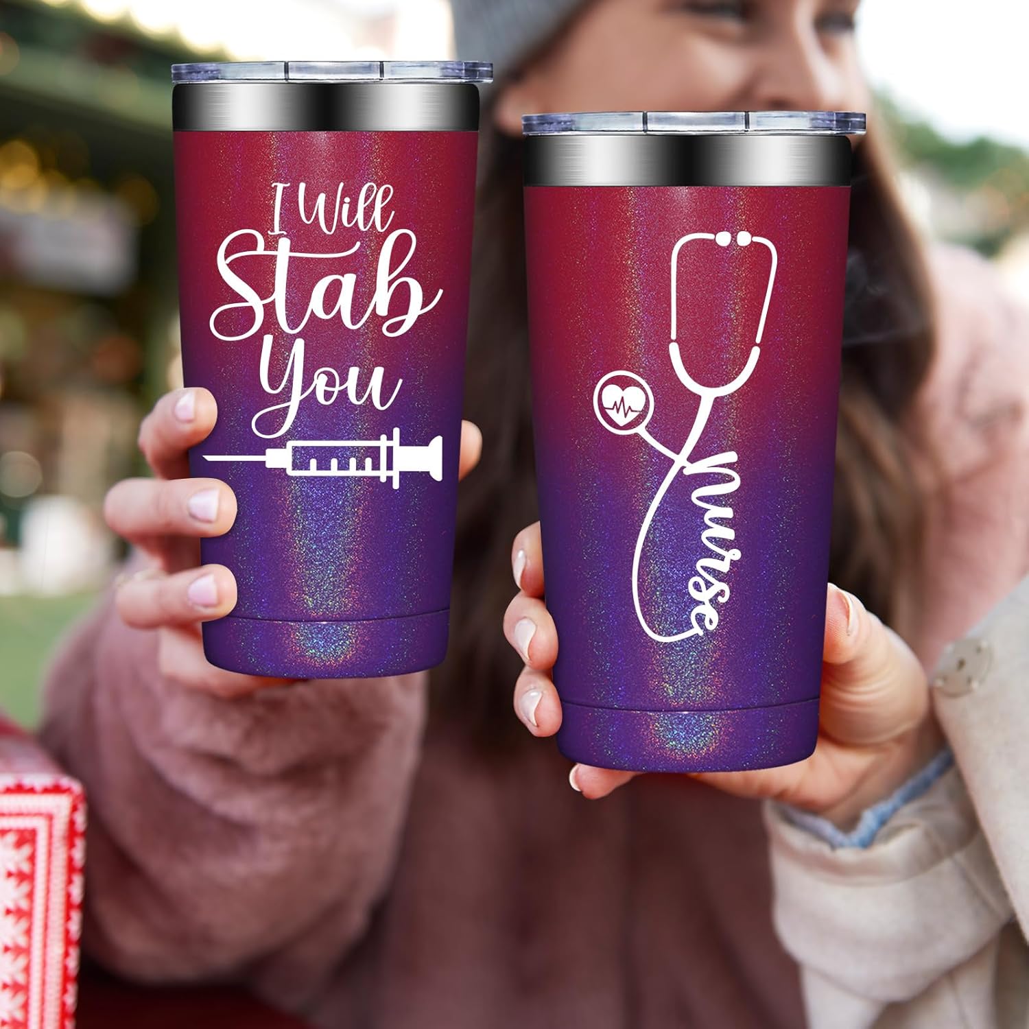 Fufandi Nurse Gifts for Women - Appreciation Christmas Birthday Gift for Nurses, Nurse Practitioner, Doctors, Assistant - Tumbler Cup - Image 4