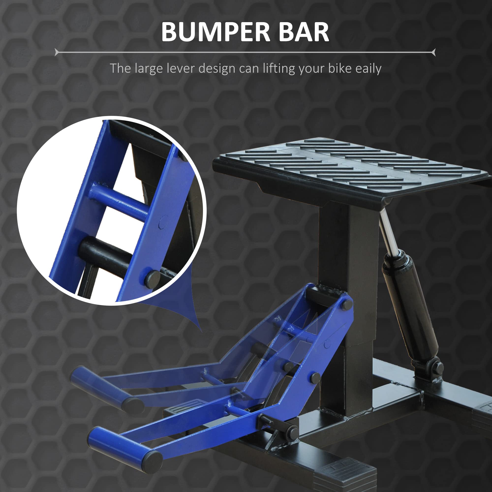 Portable Adjustable Steel Motorcycle Lift Stand/Bike Repair Rack