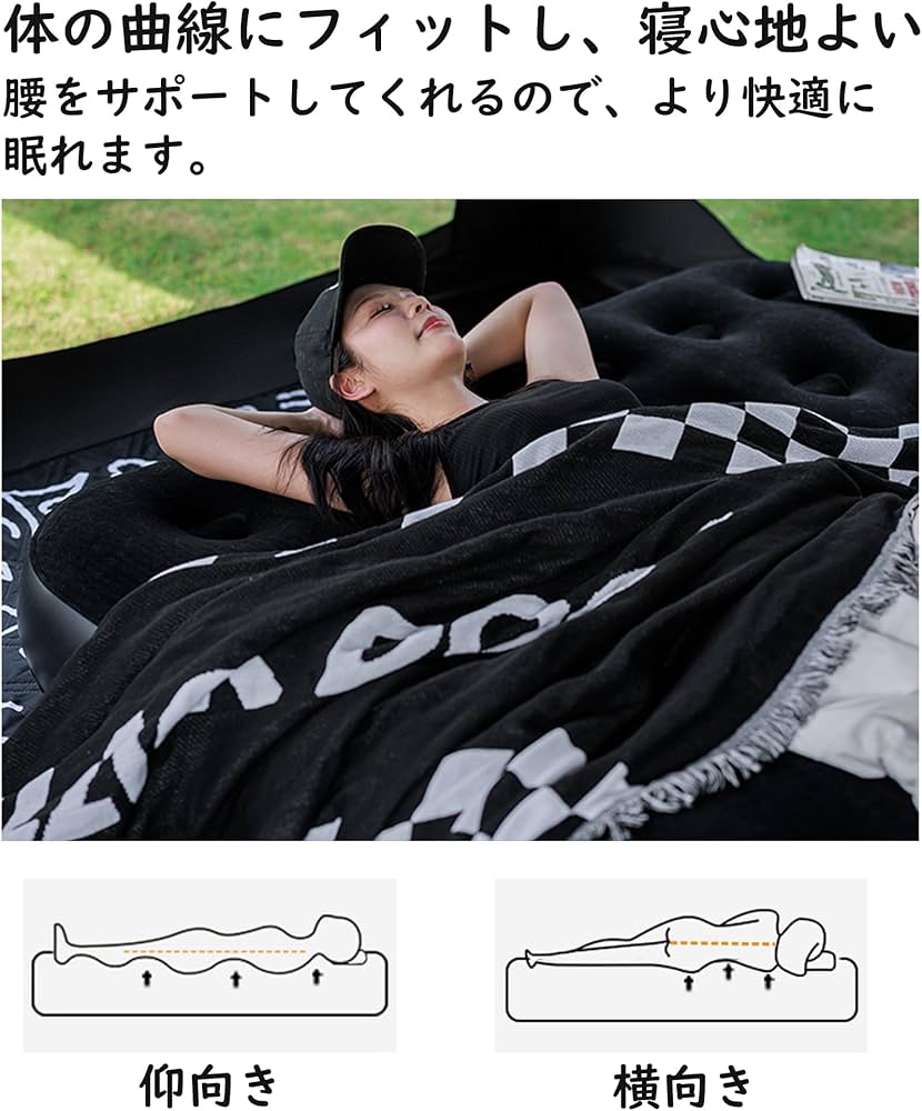 BLACK DOG エアーマットレス ワイドダブル 40cm 最高家具・インテリア - BLACK DOG エアーマットレス ワイドダブル 40cm