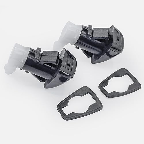 Miniatura 5 de WS - Boquillas de arandela de repuesto para 11-17 Crysler 300, 11-14 Dodge Grand Caravan, 11-17 Jeep Grand Cherokee  Reemplaza OEM # 68269108AA Kit