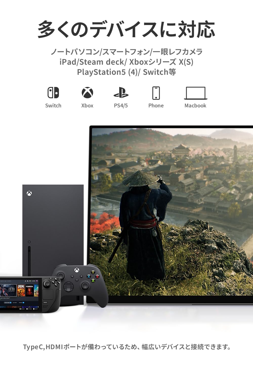 Amazon.co.jp: EHOMEWEI モバイルモニター 15.6インチ 有機EL 4K  