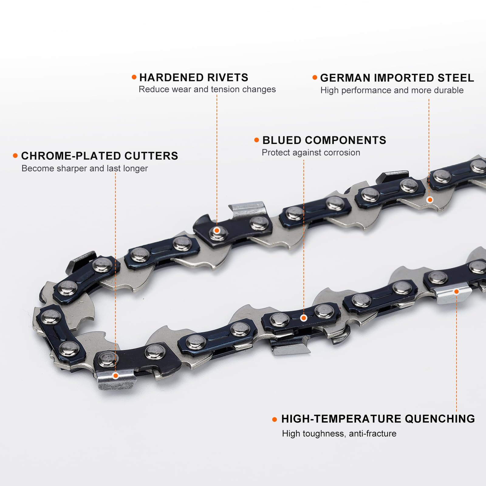 Amazon.com: Hipa 18 Inch Chainsaw Chain .325