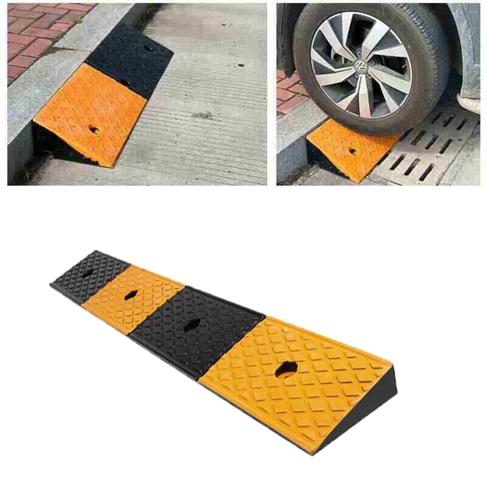 Rampas de umbral for Puertas, rampa portátil, Alfombrilla for escalón | 100x15x4cm