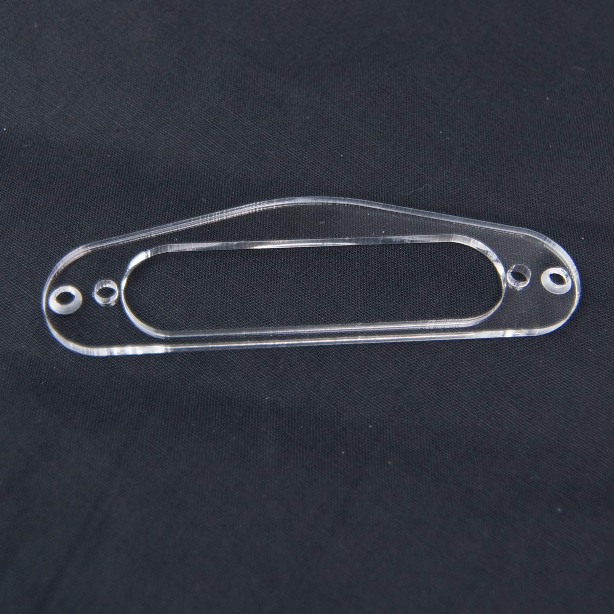 Guitar Pickup Mounting Ring Plate for Regular Single-coil Guitar Pickup, Clear Transparent