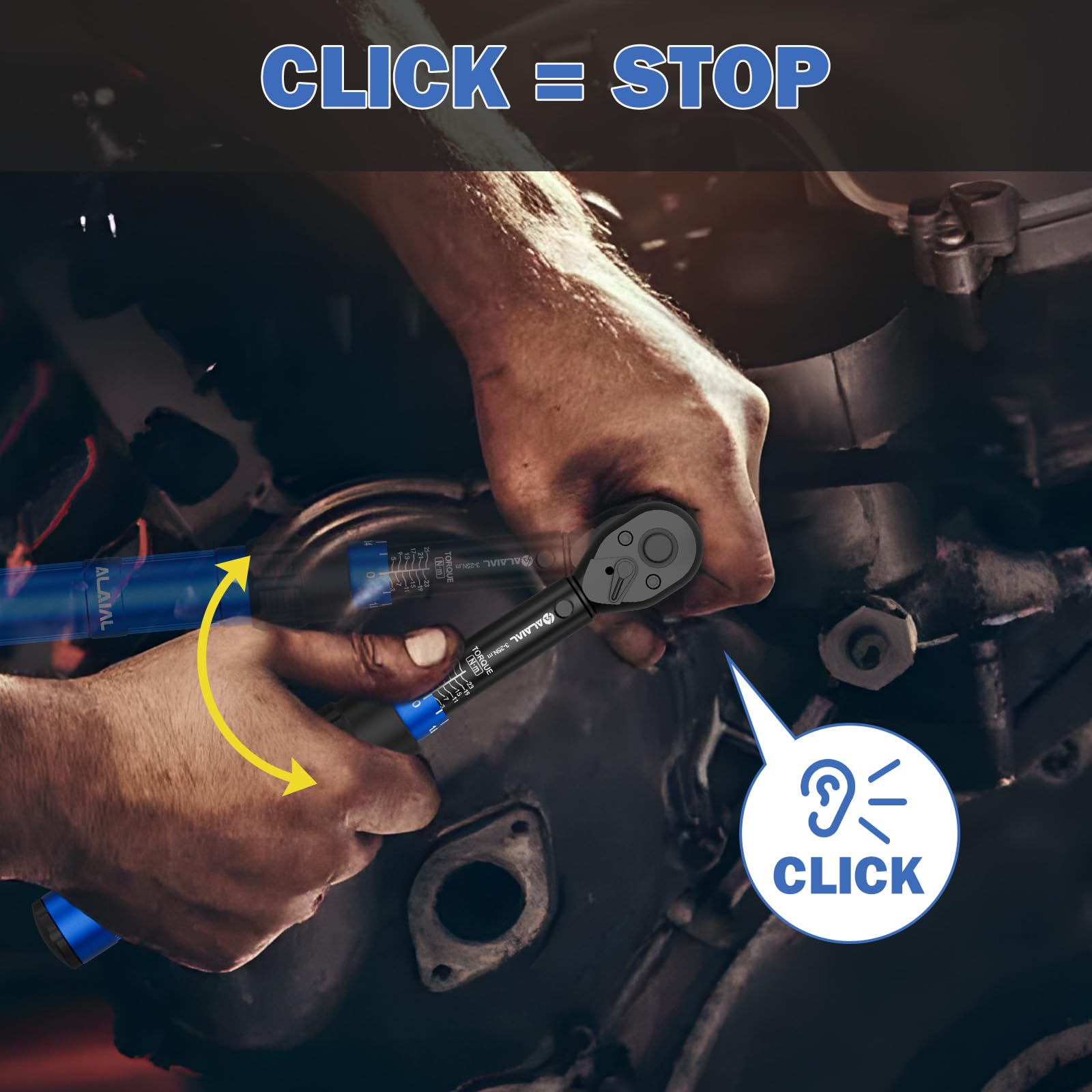 Clé Dynamométrique 1/4" & 3/8", 3-25Nm, 5-60Nm, 50 Pièces Kit D'entretien, Précision ±3% avec Extension de 250mm, Douilles à Bougie, Bits Adaptateur, Douilles pour Vélo, Autos et Motos