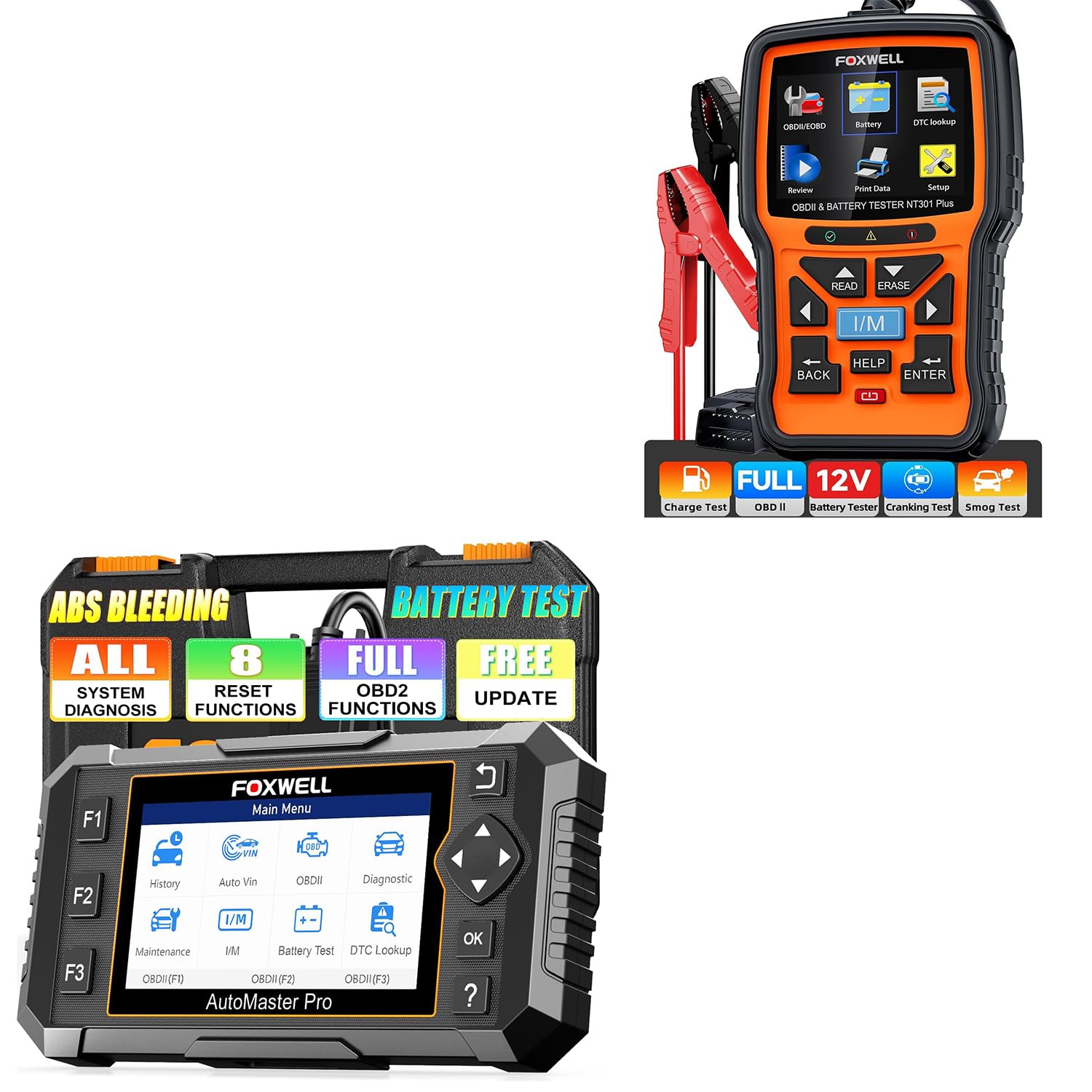 Amazon.com: FOXWELL NT624 Elite OBD2 Scanner, All System with 8