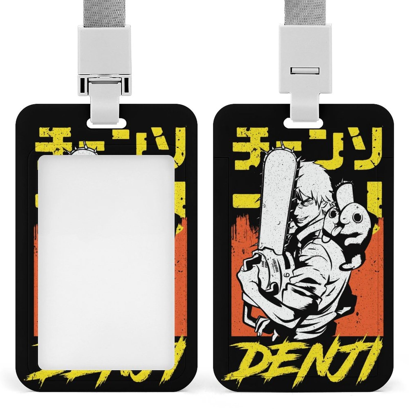 Amazon.co.jp: IDカードホルダー チェンソーマン 名札ケース 社員証
