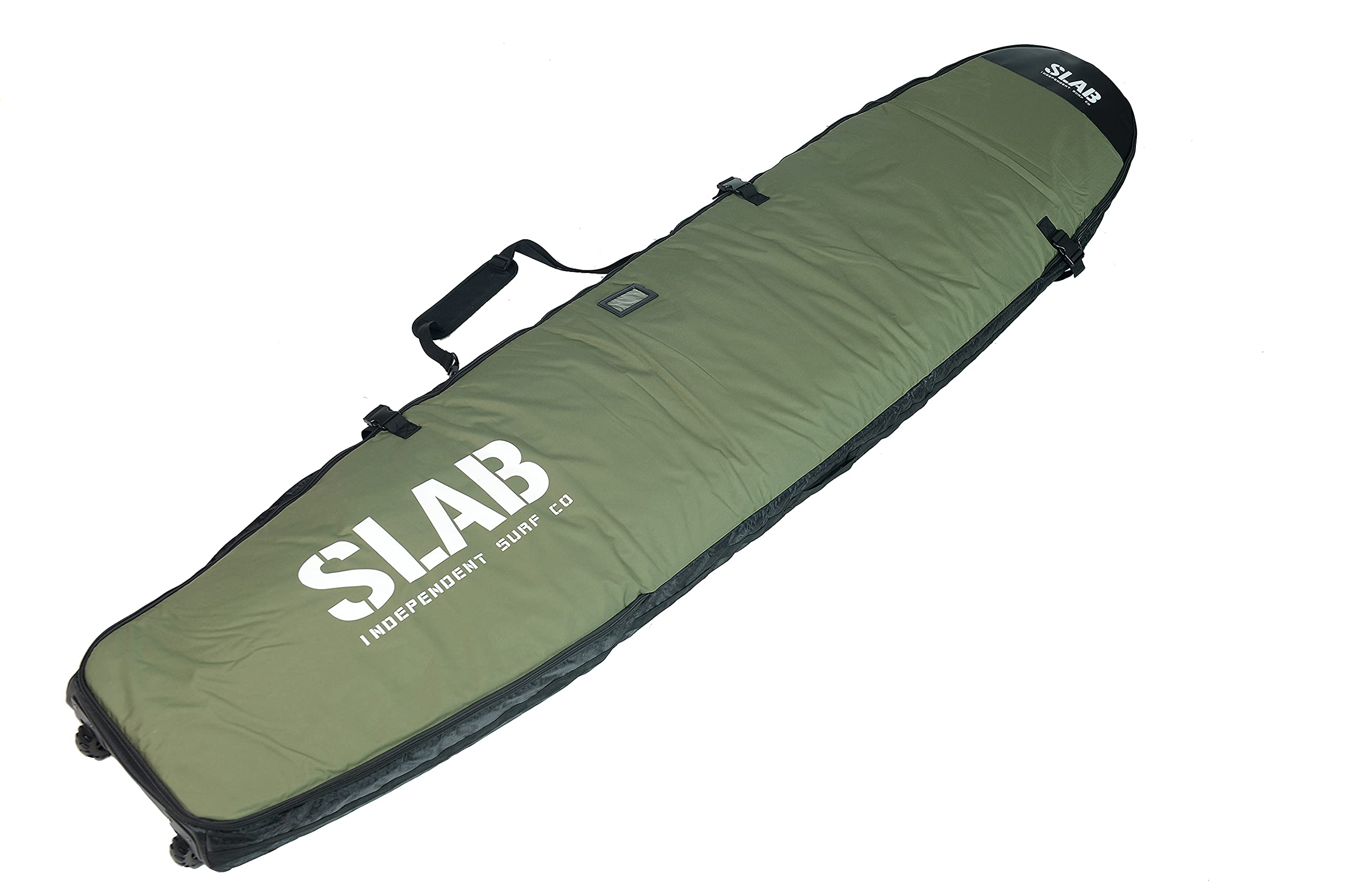 Slab-Funda Surf Travel Wheel 2 Tablas Army/Black