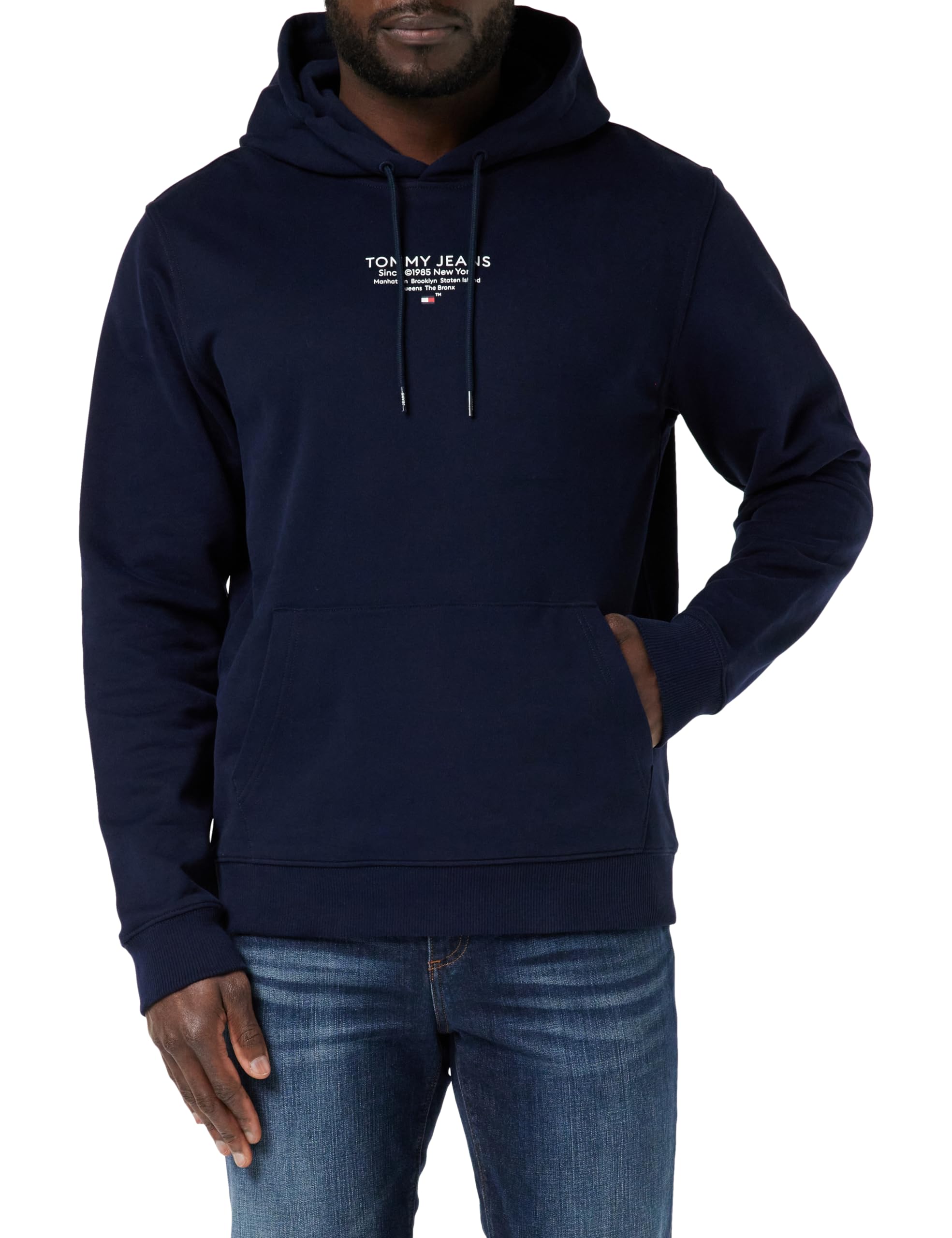 Tommy Jeans TJM Reg Esntl Graphic Hood Ext Sudaderas con Capucha para Hombre