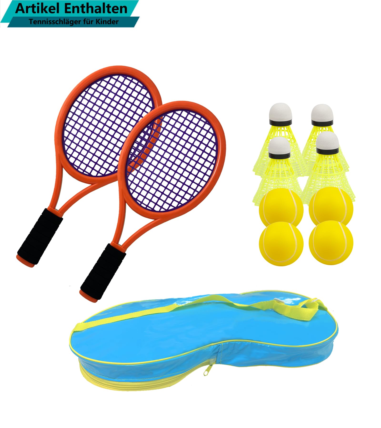 KH Set Di 2 O 4 Racchette Da Badminton Per Adulti Bambini, Racchette
