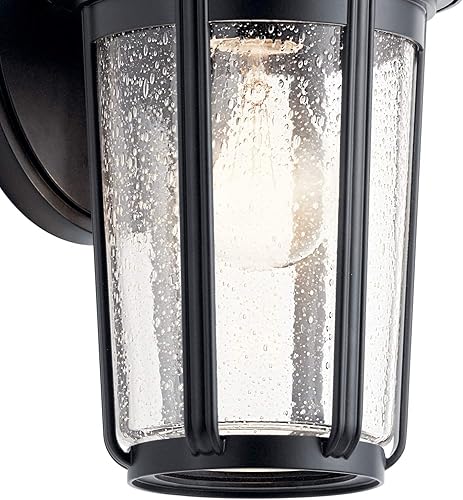 Miniatura 3 de Kichler Lighting Fairfield - Lámpara de pared (11 pulgadas, 1 luz), color negro