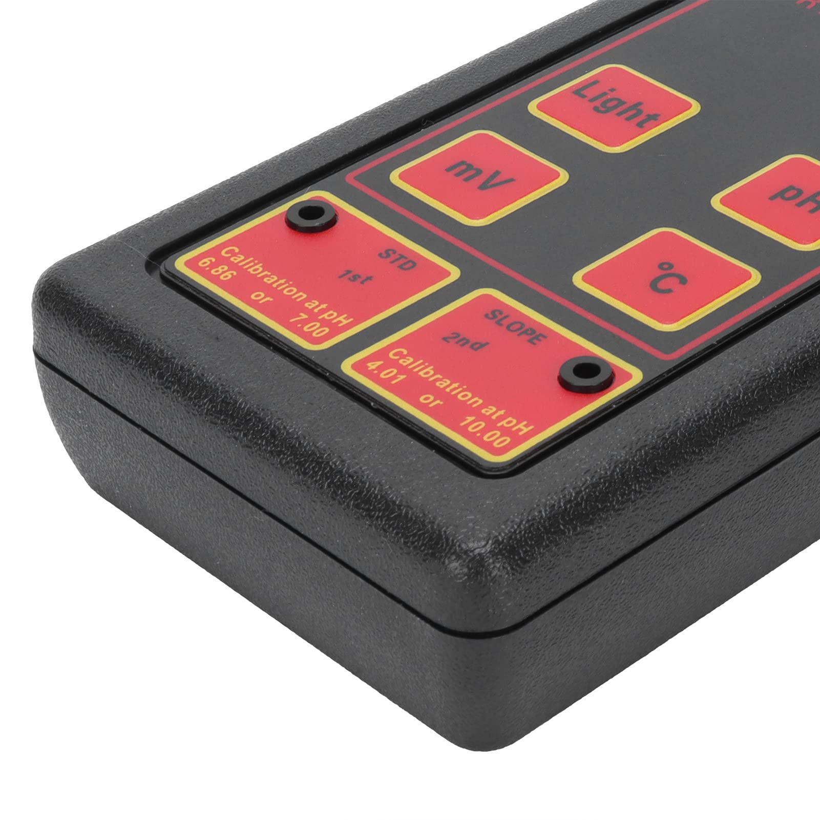 Qcwwy Kit per Test dell'acqua Test per Piscine Kit di Strumenti Tester Misuratore di Temperatura con Calibrazione Automatica per Piscina Aquarium 4 in 1 Tester Digitale della qualità