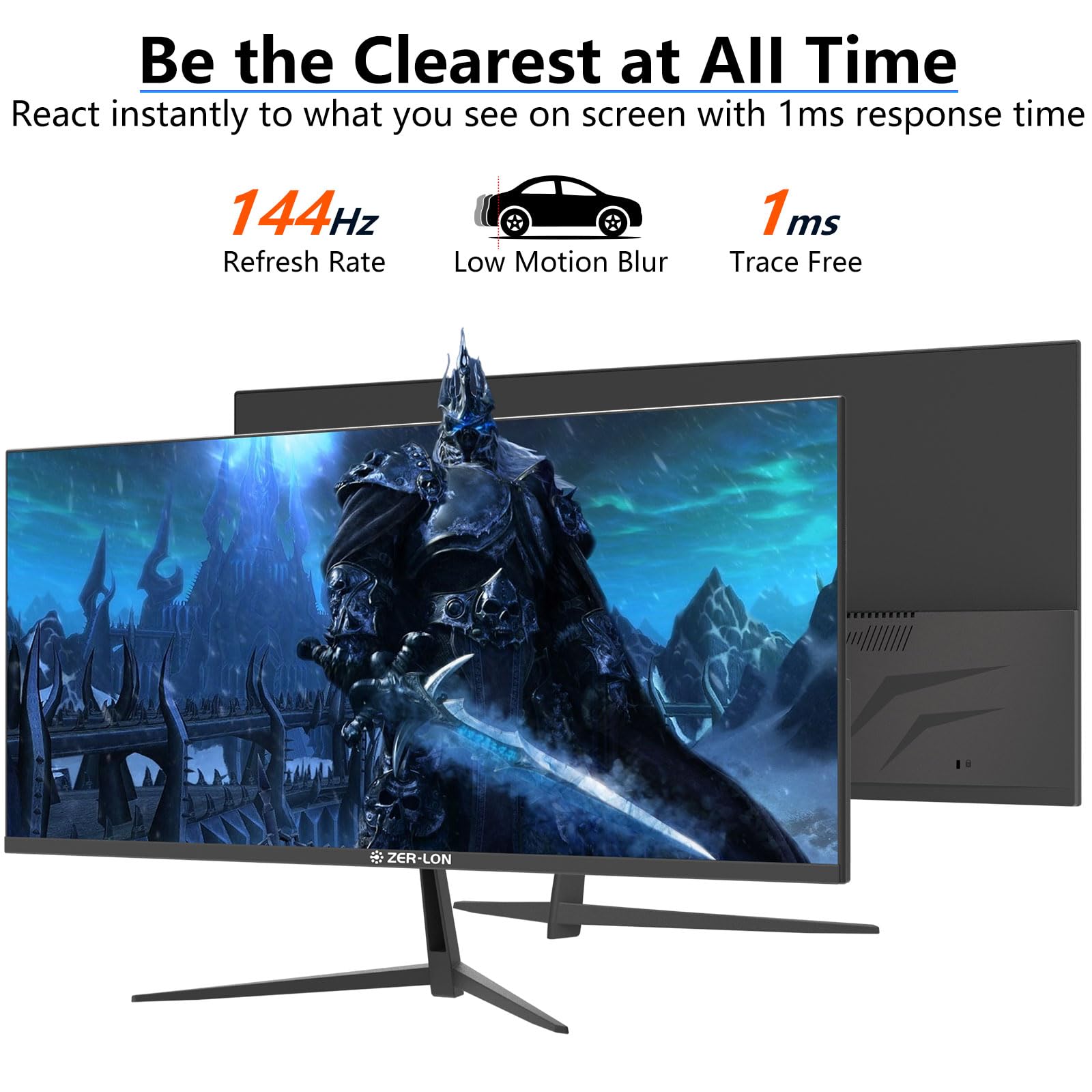 Amazon.com: ZER-LON 34 Inch Ultrawide Gaming Monitor, IPS 21:9
