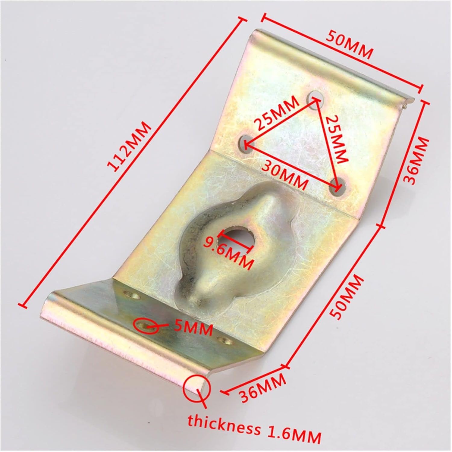 Angle Code, 4 Pieces Corner Joint Fixed Fasteners Connector Corner Bracket Code Stand for ​Shelf Chair ​Bed Cabinet Tablev Brackets (Color : 4 Pieces of B, Size : One Size) (C ( Color : 4 Pieces of a