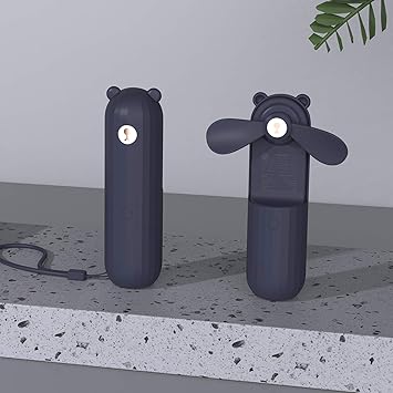 Handheld Fan Portable Mini Fan Portable Fan Rechargeable Usb Fan personal Fan Ideal Battery Operated Fan Suitable for Men Women Child Indoor Outdoor Use Adjustable Speed Rechargeable Fan(Blue-1pcs)