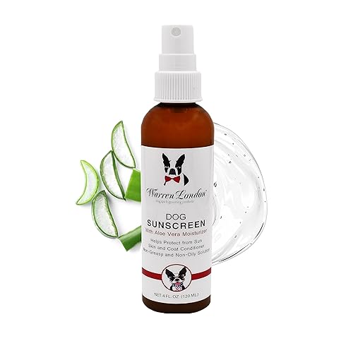 Warren London Protector solar para perro con Aloe Vera I Dog Skin Soother I Puppy Sunblock I Made in USA- 4 oz Warren London Protector solar para perro con Aloe Vera I Dog Skin Soother I Puppy Sunblock I Made in USA- 4 oz