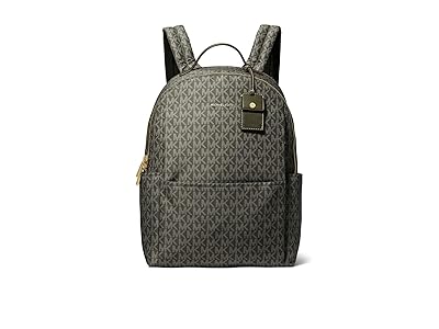 MICHAEL Michael Kors Sable Large Function Backpack Backpack Bags Green, Nylon/Polyester