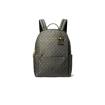MICHAEL Michael Kors Sable Large Function Backpack Backpack Bags Green, Nylon/Polyester