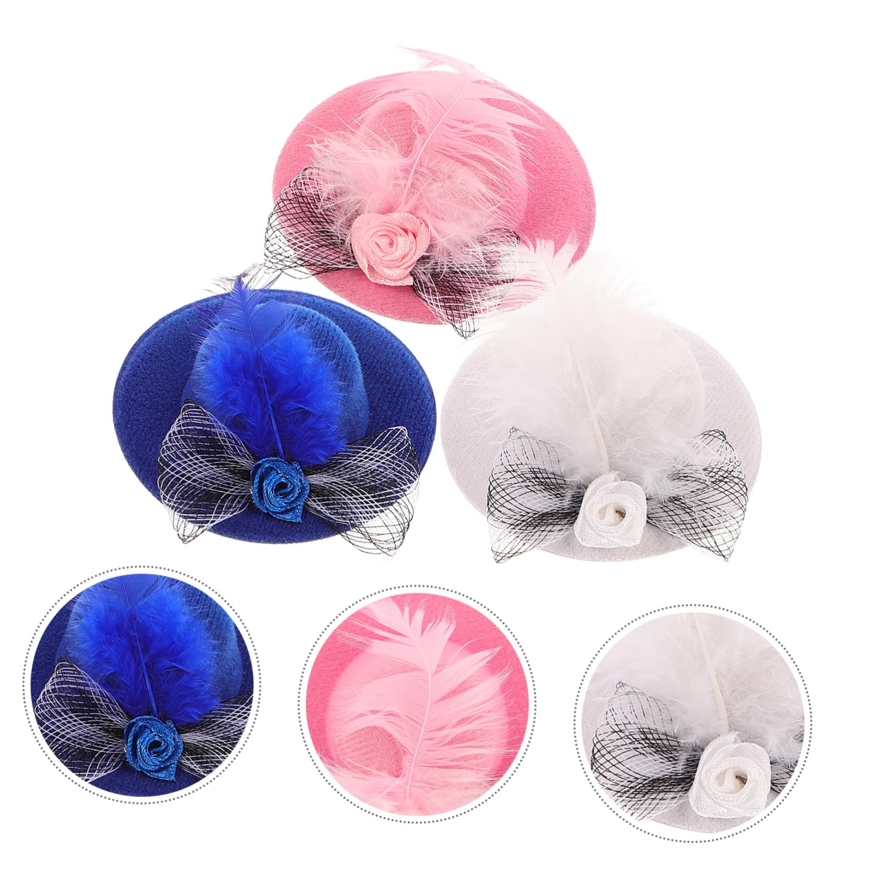 YARNOW 24piezas Sombreros Divertidos para Diseño y Accesorios Decorativos para Aves y