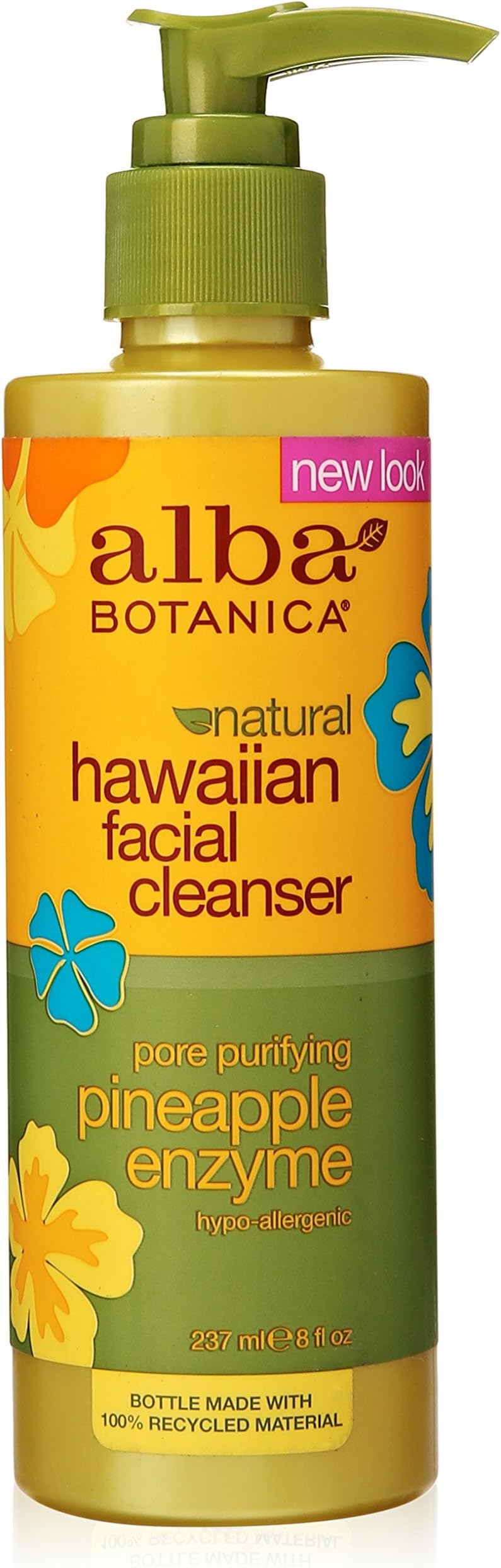 Alba Botanica Hawaiian Enzyme Face Cleanser, Pineapple, 8