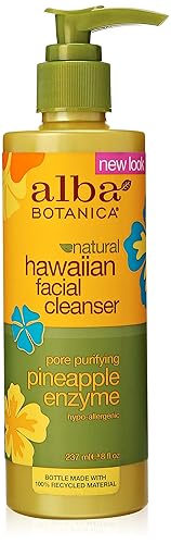 Alba Botánica de Hawái enzima limpiador Rostro, Piña, 8oz