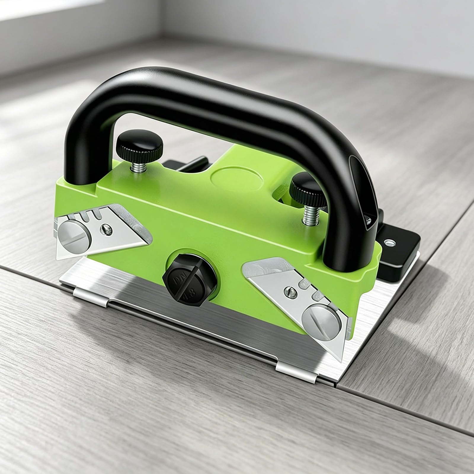 McbeAn Pvc Floor Cutter, Manual Floor Skiving Construction Tool, Adjustable Seam Trimming, Height Adjustment, For Home, Office, Decoration