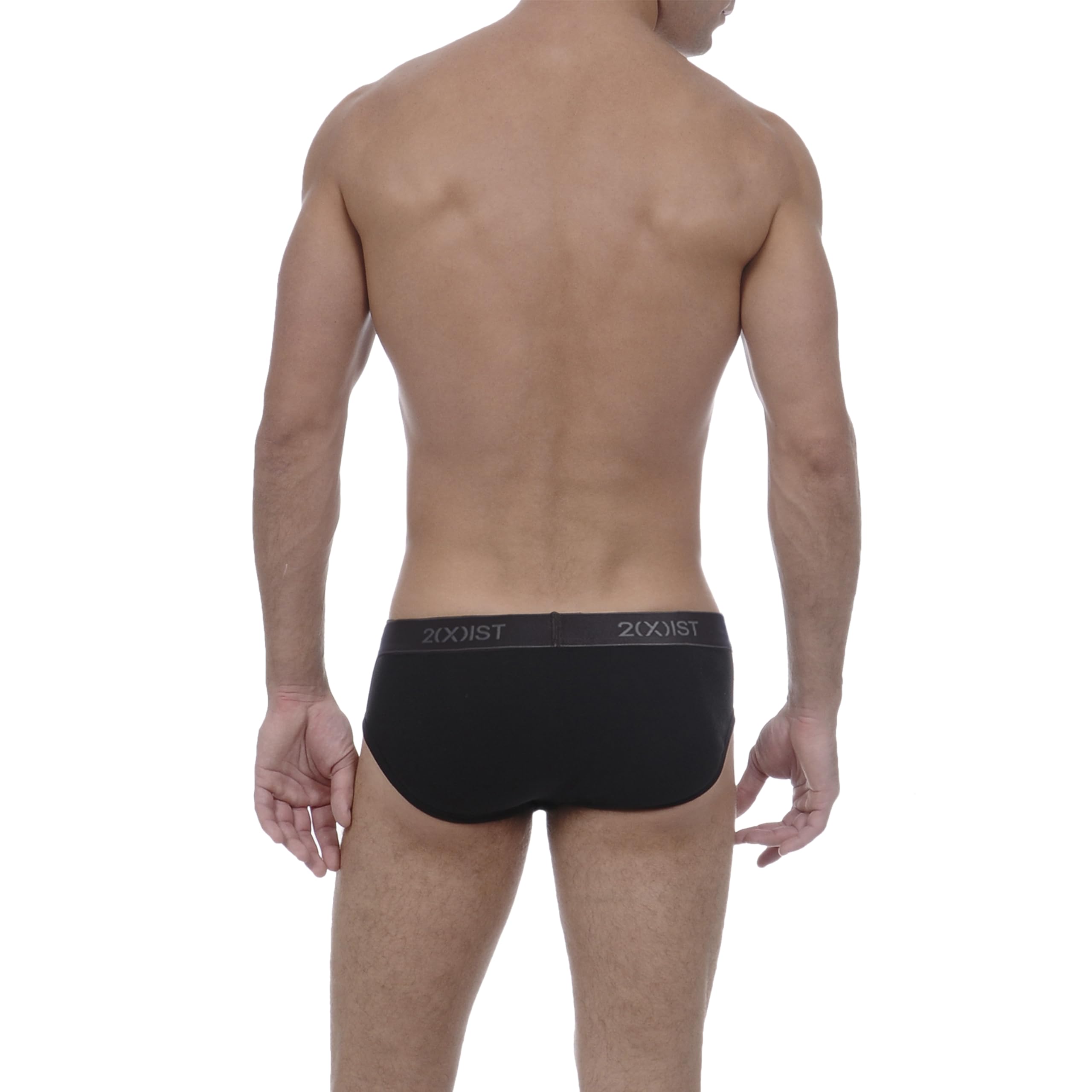 2(X) ist Men's Essential Cotton No Show Brief 3-Pack