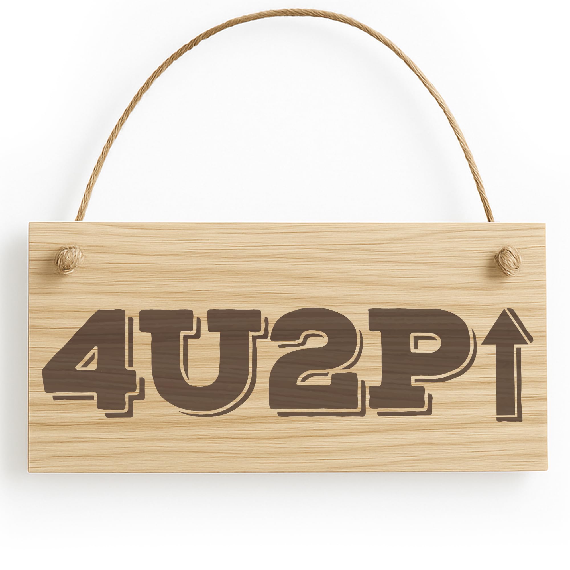 Red Ocean For You To Pee Novelty Wooden Hanging Bathroom Toilet Plaque Funny Sign