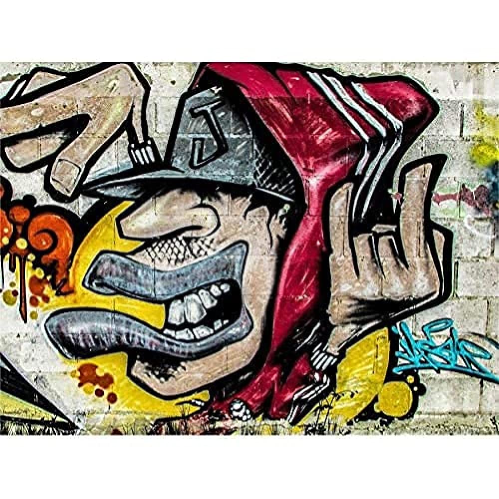 Graffiti Guy Dude Street Art Canvas Wall Art Print