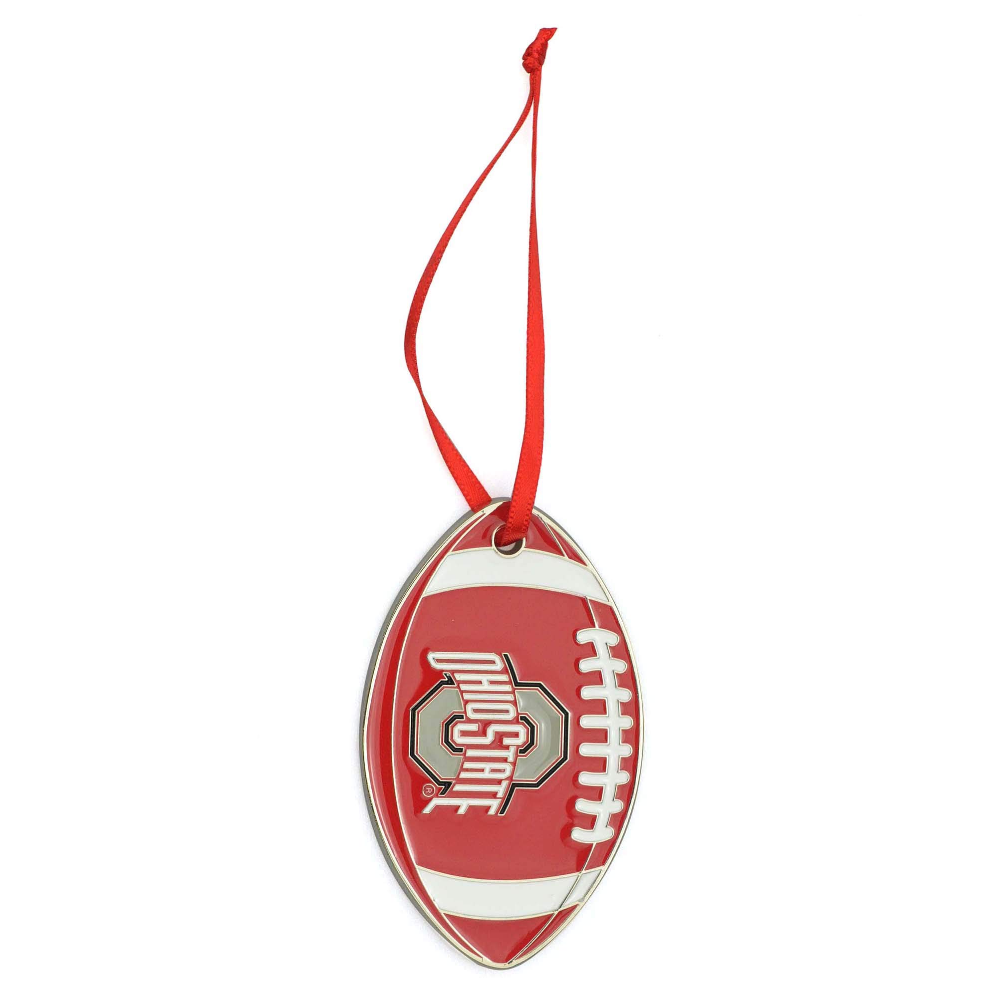 Ohio State Buckeyes - Ornamento Natalizio In Metallo-image
