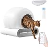Self-Cleaning Cat Litter Box, Infrared Detector & Weight Sensors, Automatic Odor Removal, 65L9L Large Capacity, Self-Cleaning for Multiple Cats