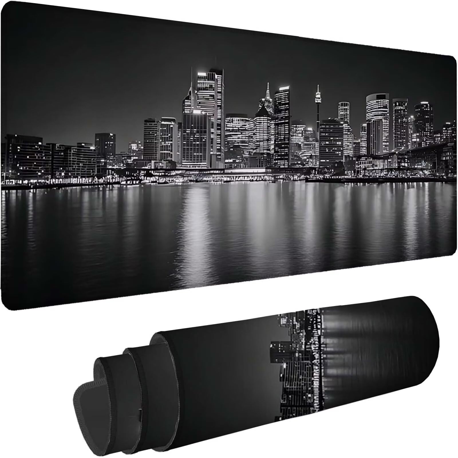 Tappetino Mouse 900x450mm | Superficie Ultra-Liscia, grigio 0-z368