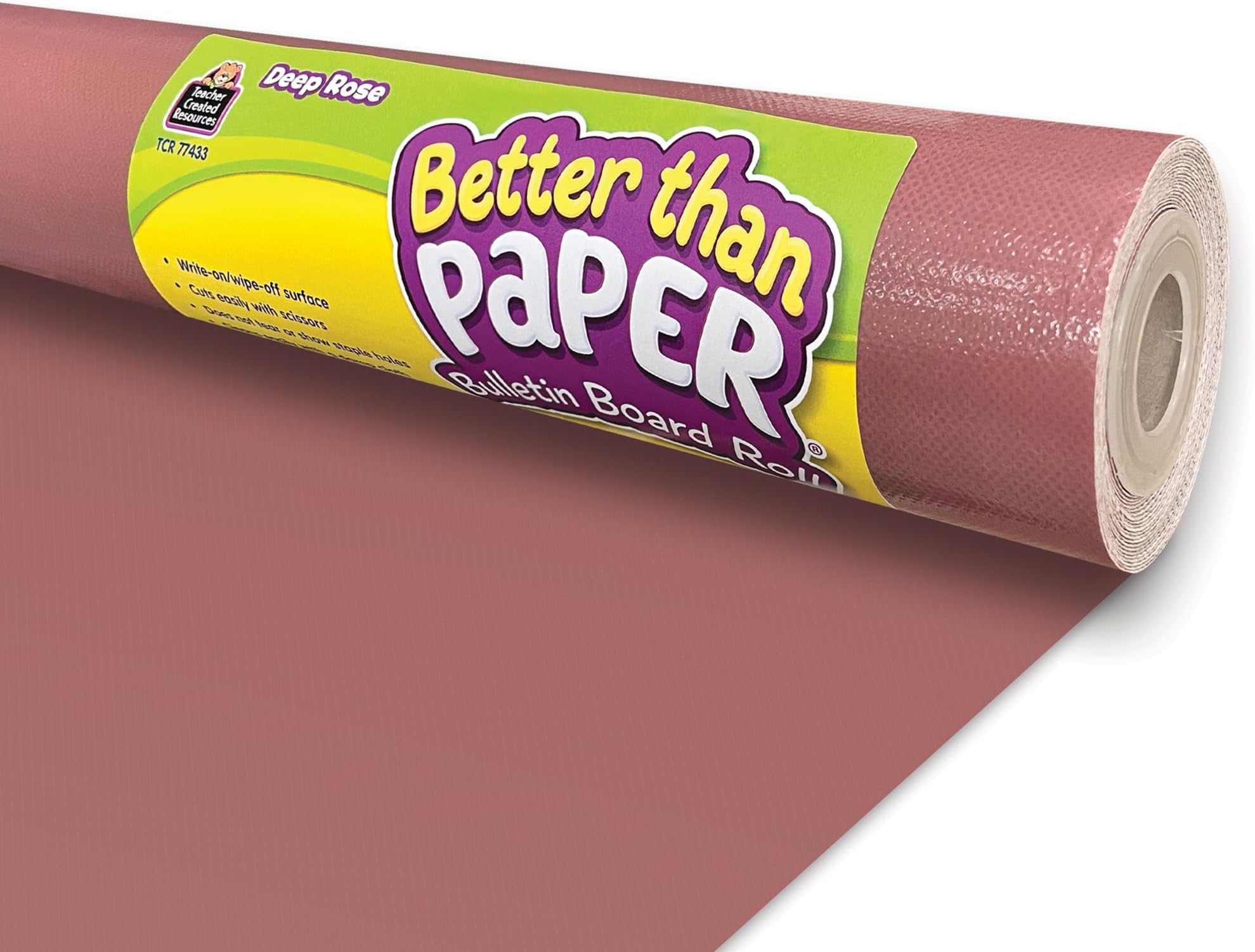 Teacher Created Resources Deep Rose Better Than Paper