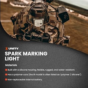 Unity Tactical Spark Marking Light - Ir - On/Blink/Off