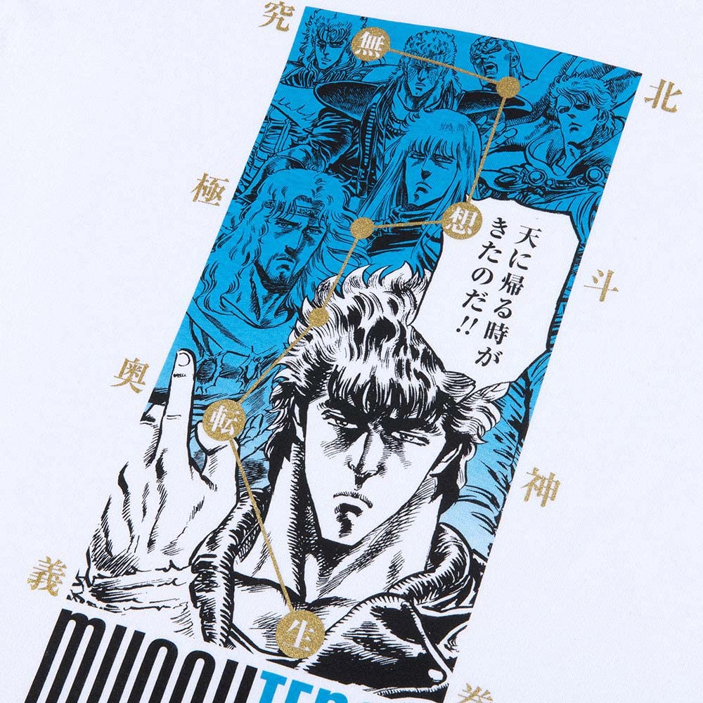 Amazon.co.jp: 北斗の拳/ケンシロウ 無想転生 Tシャツ/ホワイト (L